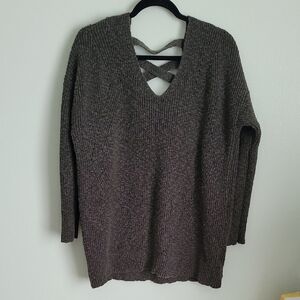 Torrid V-Neck Brown Sweater